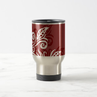 red maroon leaf modern design - mok