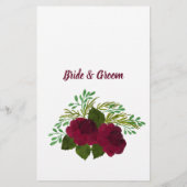 RED MARRIED OF NOT MARRIED SHOWER GAME CARD FLYER (Achterkant)