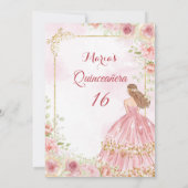 Red Marsala Rozen Flowers Blush Pink 16  Kaart (Achterkant)