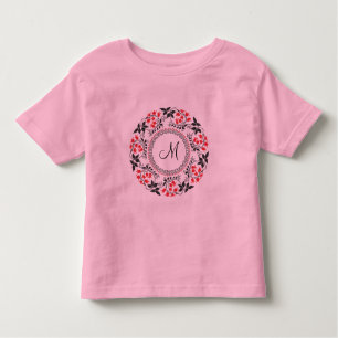 Red May belt Personalized Monogram Initiaal Kinder Shirts