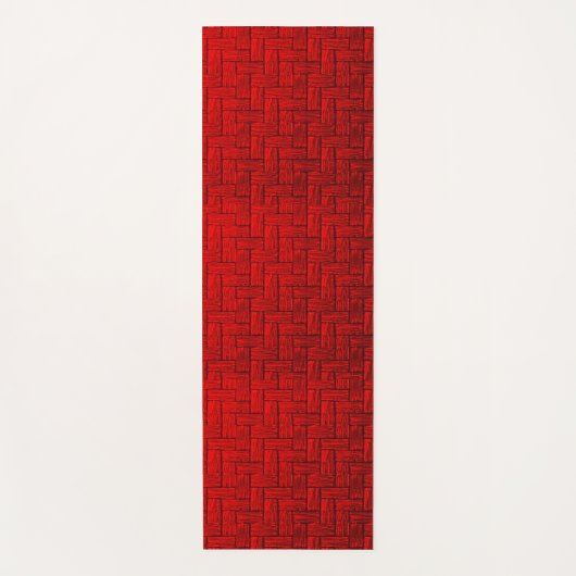 Red Maze Yoga Mat (Voorkant)