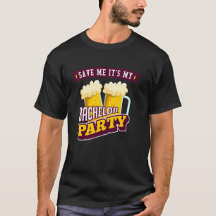 Red me, het is mijn vrijgezellenfeest t-shirt