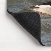 Red Merganser Mousepad Muismat (Hoek)