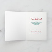 Red Merle Australian Shepherd Carte de Noël (Intérieur)