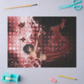 Red Mermaid Tissuepapier (Craft)