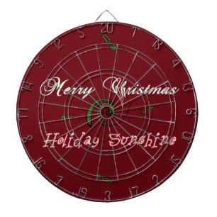 Red Merry Kerstfeestay Sunshine Wishes.png Dartbord