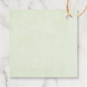 Red Merry kersttypografie Festive Font Bedankjes Labels (Achterkant)