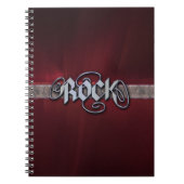 Red Metal Rock notebook Notitieboek (Voorkant)