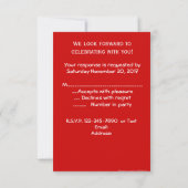 Red Metallic Black RSVP (Achterkant)