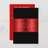 Red Metallic Black RSVP (Voorkant / Achterkant)
