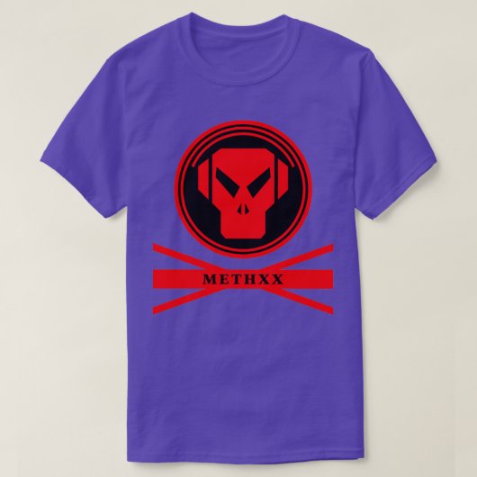 RED METHXX METALHEADZ T-SHIRT (Design voorkant)