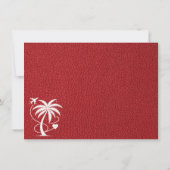 Red Mexico Passport Bedankkaart (Achterkant)