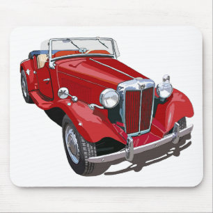 Red MG TD Muismat