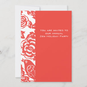 Red Ming Vase Patroon Kaart