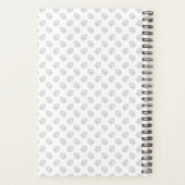 Red Mini Goldendole Cartoon Dog & Text Planner (Achterkant)