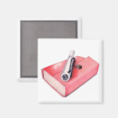 Red Mini Magnet (Recto/Verso)