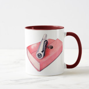 Red Mini Sketchbook Mug