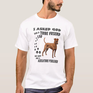 Red Miniature Pinscher Quote mam Art, Cute Min T-shirt