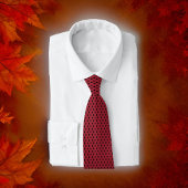 Red Mirror Diamond Black Business Stropdas