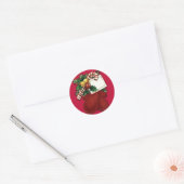 Red Mittens Gift Label Stickers (Envelop)