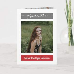 Red Modern Block 5-Photo Afstuderen