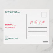 RED MODERN Gold HAPPY VACANCES MULTI Photo (Verso)