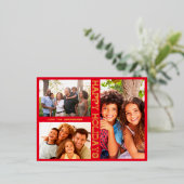 RED MODERN Gold HAPPY VACANCES MULTI Photo (Debout devant)