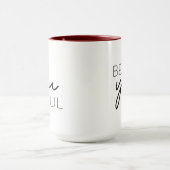 Red Modern Script Typography Be You Tiful Mok (Midden)