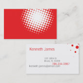 Red Modern Visitekaartje (Voorkant / Achterkant)