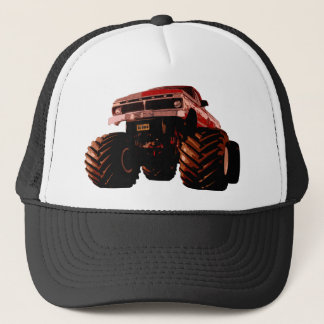 Red Monster Truck Trucker Pet