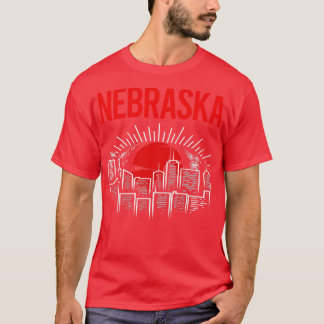 Red Moon Nebraska T-shirt