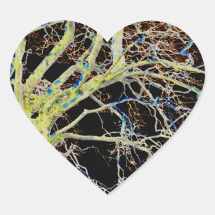 Red Moon Rising Hart Sticker