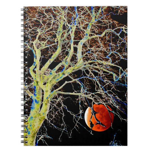 Red Moon Rising Notitieboek (Voorkant)