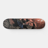 Red Moon Werewolf skateboard (Horizontaal)