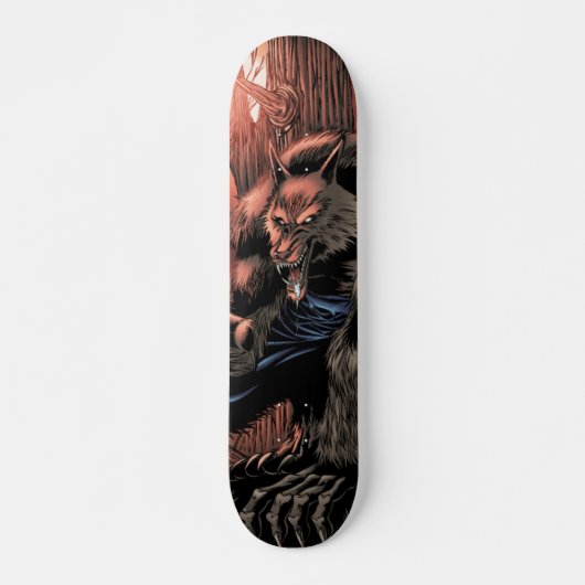 Red Moon Werewolf skateboard (Voorkant)