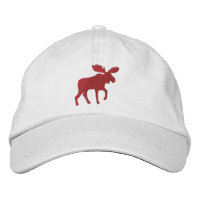 Red Moose Silhouette Wildlife Wilderness Animal