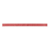 Red Moroccan quatrefoil Trellis Pattern Lint (Voorkant)