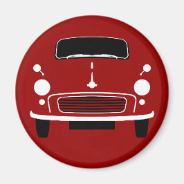 Red Morris Minor Fridge Magneet