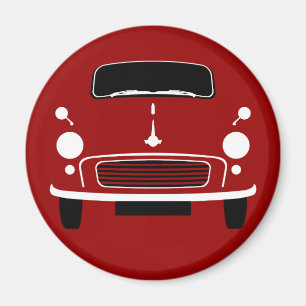 Red Morris Minor Fridge Magneet