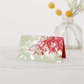 Red & Moss Bamboo laat dubbelXi Chinese bruiloft o (Achterkant)