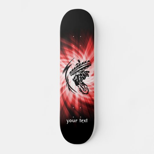Red Motocross Skateboard (Voorkant)
