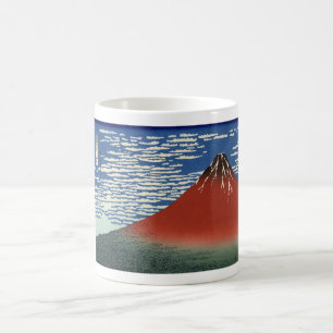 Red Mount Fuji Koffiemok