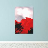 RED MOUNTAIN CANVAS AFDRUK (Insitu (Houten vloer))