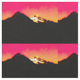 Red Mountain Sunset Stof