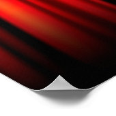 Red Movie Curtain Clapboard Director Poster (Hoek)