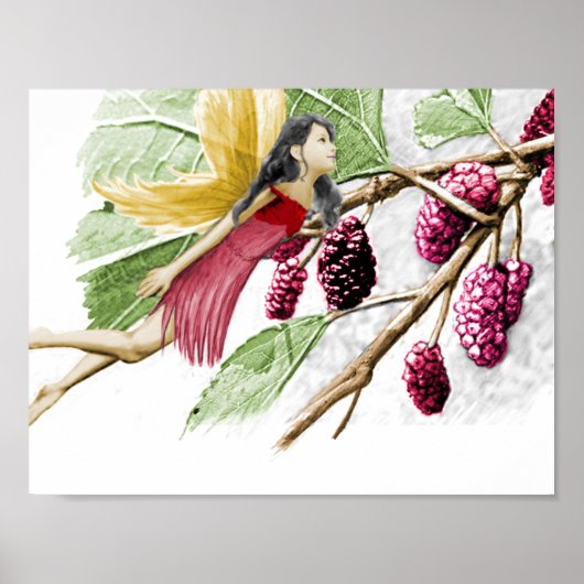 Red Mulberry Tree Fairy Poster (Voorkant)