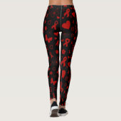 Red Multi...Brain Aneurysm Leggings (Achterkant)