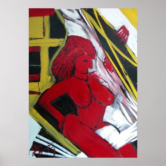Red Muse Poster (Voorkant)