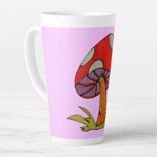 Red Mushroom Coffee Mug (Angle gauche)