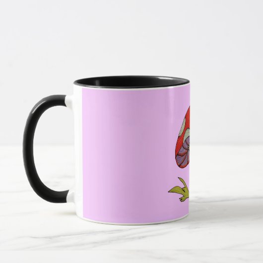 Red Mushroom Coffee Mug (Gauche)